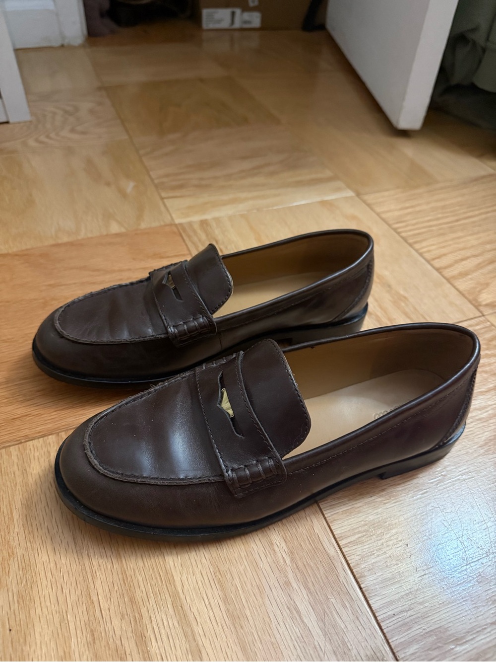 Madewell dark brown penny loafers 8.5 women’s